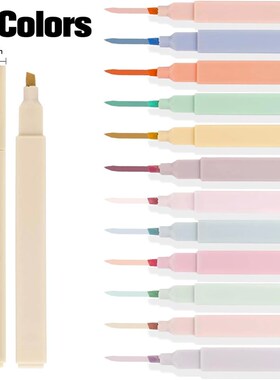 12 Pcs Aesthetic Bible Highlighters and Pens No Bleed with C