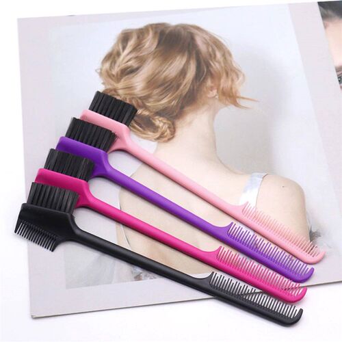 5PCS Wholesale Double Sided Edge Control Brush 3 in 1 Edge B
