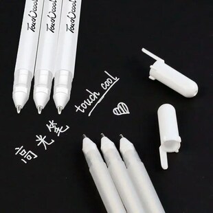 Gel 5pcs 10pcs Highlight Pen Marker Set White Ink 0.8mm