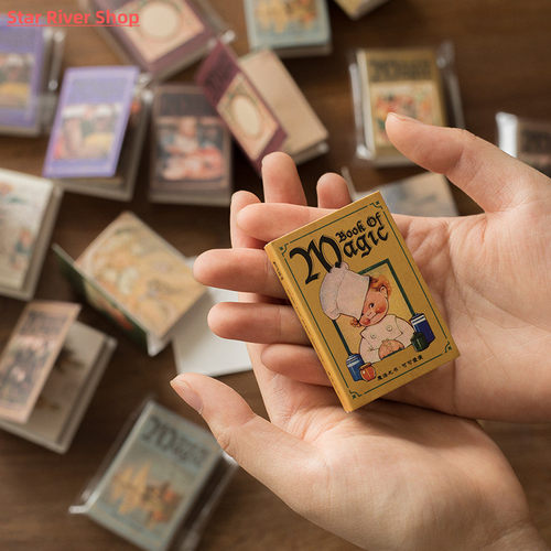 100pcs/lot Memo Pads Material Paper Magic Book Junk Journal