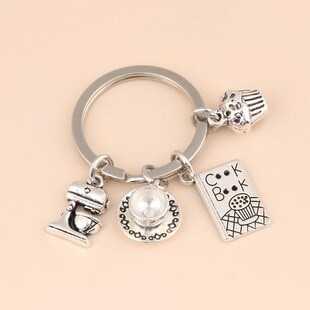 Dessert Keychain Baking KeyRing Cake Blender Moulds KeyChain
