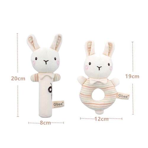 Baby Rattles Soft Cartoon Cute Plush Animal Rattles Toys Chi
