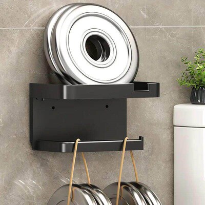 Toilet Paper Holder Plastic Storage Rack Kitchen Towel Place