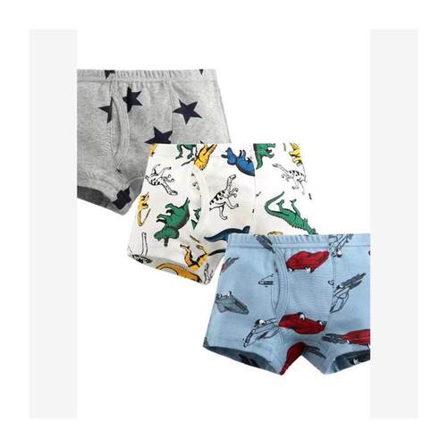 3 Piece Kids Boys Underwear Cartoon Children&amp#39s Short