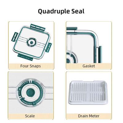 Kitchen Storage Food organizer Container PET Seal Stable Can