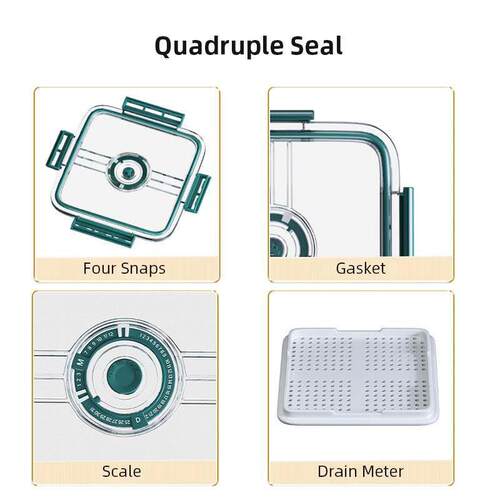 Kitchen Storage Food organizer Container PET Seal Stable Can
