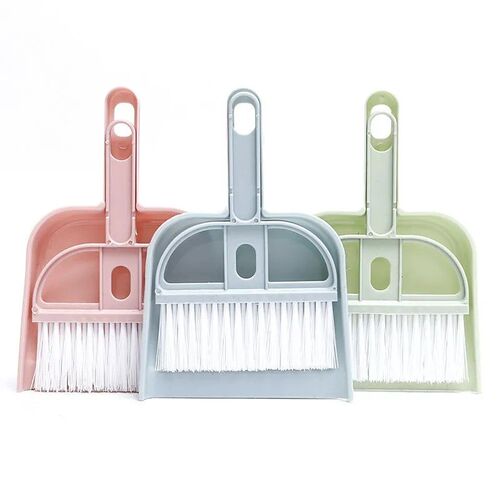 Mini Broom Dustpan Set for Home Desk Cleaning Kids Pet Sweep
