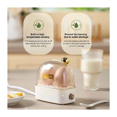 New 120W 220V Electric Egg Boiler Poacher Automatic Power