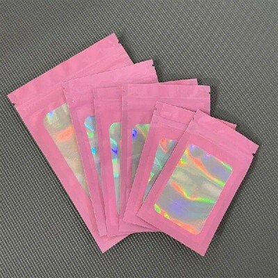 100Pcs Smell Proof Mylar Bags Resealable Odor Proof Bags