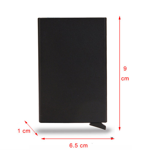 Rfid Smart Wallet Card Holder Metal Thin Slim Men Women Wall