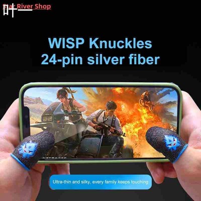 1pair Gaming Finger Sleeve Breathable Fingertips For PUBG Mo