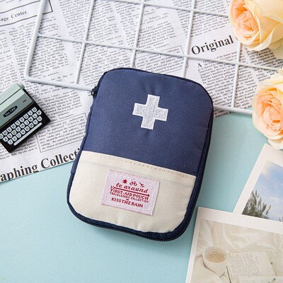 Korea TravelHome Portable First Aid Kit Compact Medicine Pou