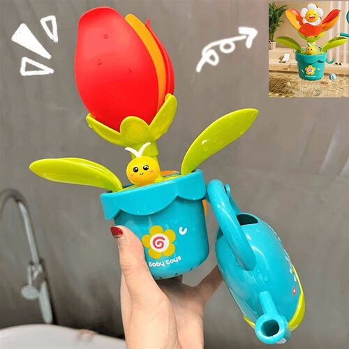 2025 Baby Bath Toy Play Water in Duck/Flower Shape Lion Wate