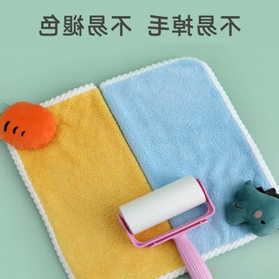 Kitchen Bathroom Coral Fleece Hand Towel Cute QuickDry Super