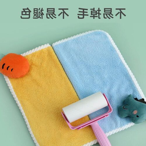 Kitchen Bathroom Coral Fleece Hand Towel Cute QuickDry Super
