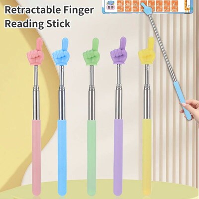 Teacher Finger Pointer Reading Stick Preschool Teaching Tool