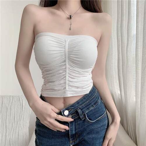 Sweet Hot Vest Small Sling Women's Summer New Strapless