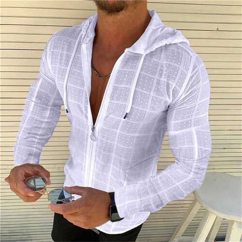 Shirts For Men Grid Shirt Men Autumn Men's Casual Shirt