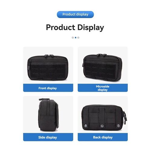 EDC Molle Tactical Pouch Waist Pack Compact Utility Pouches