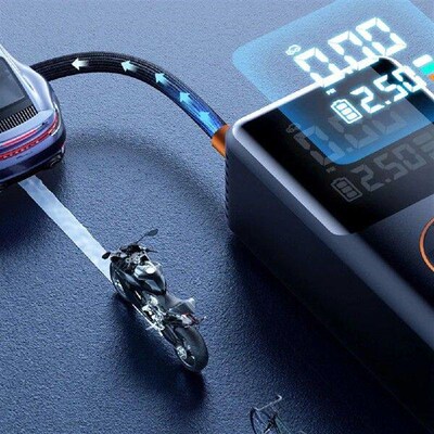 Car Wireless Air Pump USB Rechargeable Electric Tire Pump