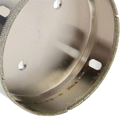 100mm Electroplating Hole Saw Bit - for glass , Jadestone &
