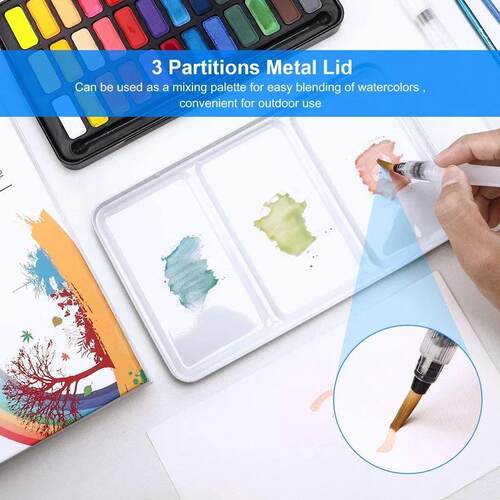Professional Watercolors Set 24/36 Colors Pigment for Waterc