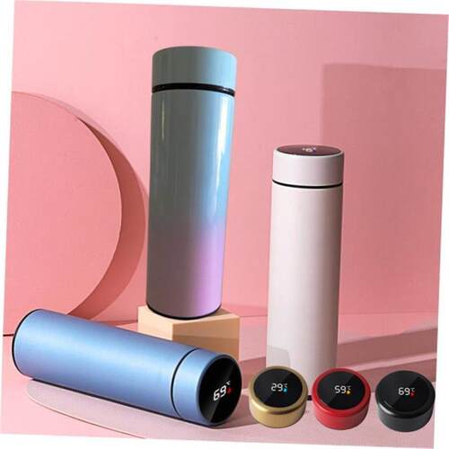 smart digital water bottle keeps cold and heat thermal bottl