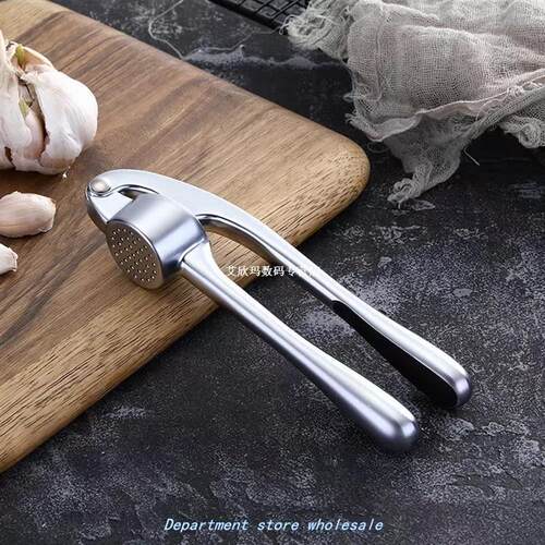 Garlic Press Zinc Alloy Slicer Crusher Grater Ginger Peeler