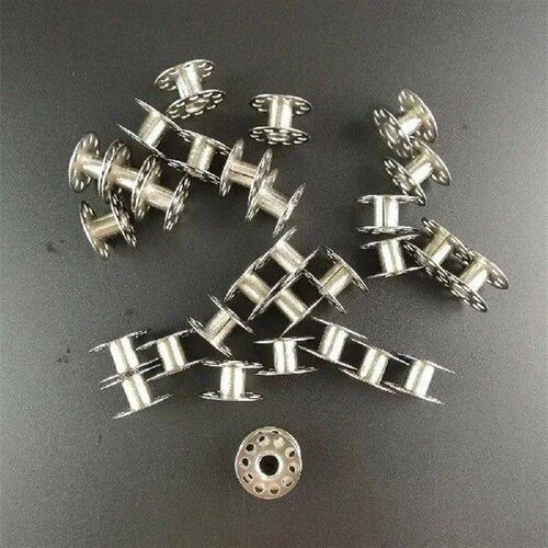 10pcs Metal Bobbins Spool Stainless Steel Sewing Machine