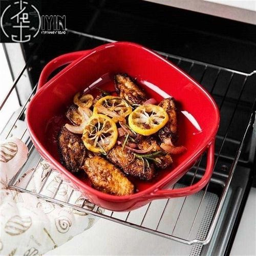 Baking bowl double ears cheese casserole baking dish with