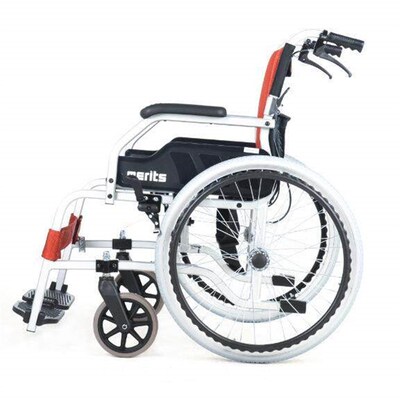 Merchi Aluminum Alloy Wheelchair 48cm Seat Width
