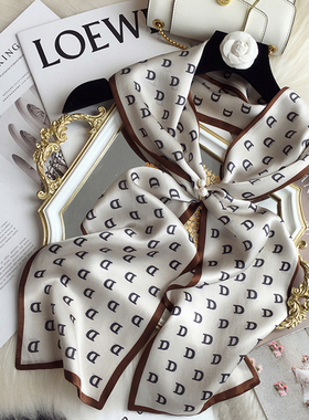 2021 spring Korean version of all-match women scarf silk han