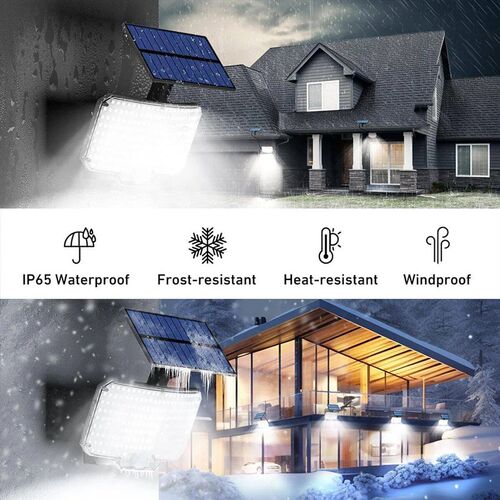 Solar Lights Outdoor 234LED 3 Modes Motion Sensor Flood Ligh