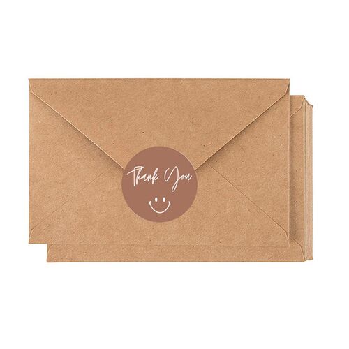 100-500pcs Round Thank You Stickers for Envelope Seal Labels