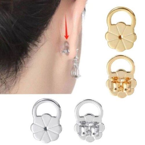 8Pcs Flower Shape Earring Lifters for Heavy Studs