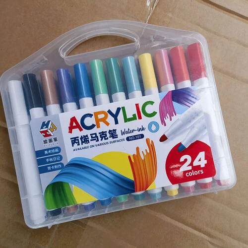 12/24/36/48 Colors Acrylic Paint Markers Sketching Marker Pe