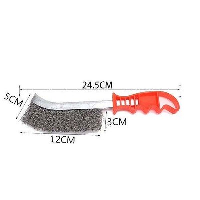 Knife-shaped Steel Wire Brush Barbecue Cleaning Stainless