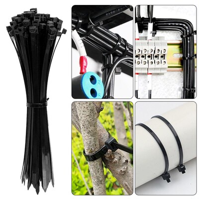 500pcs nylon cable ties Cable management Zip ties 4+6+8+10in