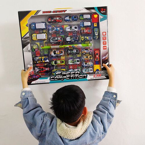 Children Stunt Car Model Alloy Body Pull Ejection Jumping Mi