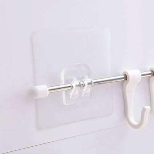 Seamless Adhesive Hooks Transparent Home Acrylic Strong Self