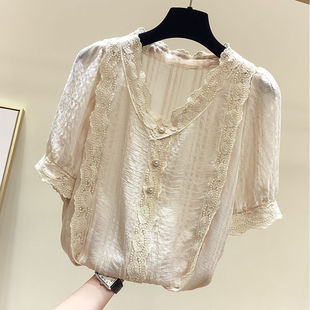 Plus Size Chiffon Blusas Mujer De Moda 2021 Summer Ropa Muje