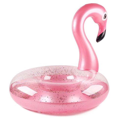 Flamingo Pool Float - Fun Beach Floaties, Inflatable Swimmin