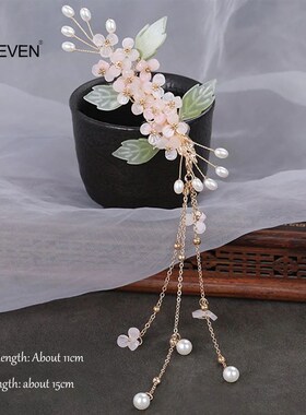 Handmade Mini Flower Hairpins Purple/Pink/Orange/White Flora