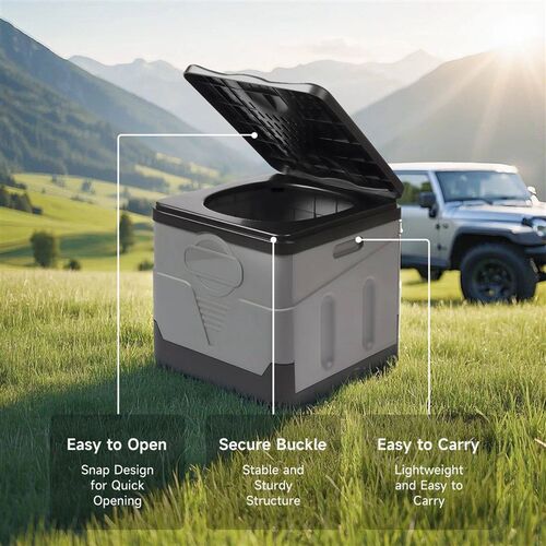 Camping Toilet, Portable Toilet for Adults, Portable Travel