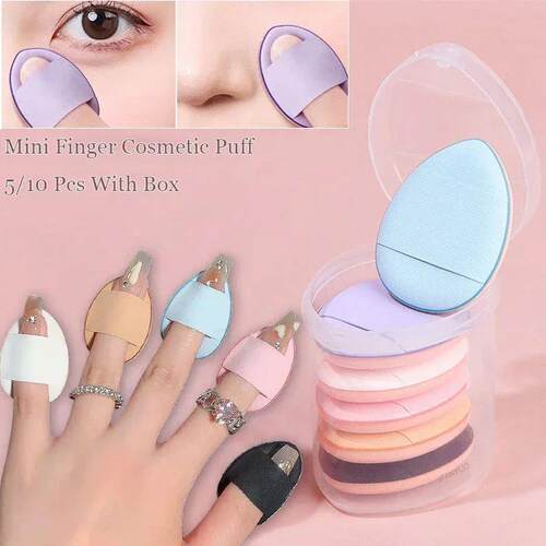3/10pcs Mini Size Professional Cosmetic Cushion Puff Conceal