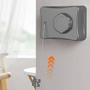 Wall Mounted Invisible Retractable Clothesline Adjustable La