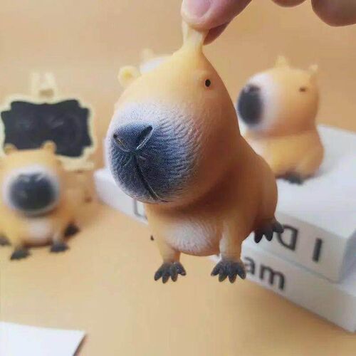Capybara Relax Squeeze Toy TPR Novelty Cartoon Animal Anti S