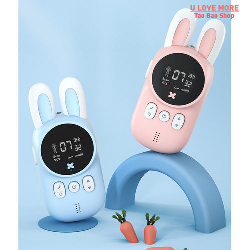 2 Pack Childrens Walkie Talkie Two-Way 3KM Wireless Set Min