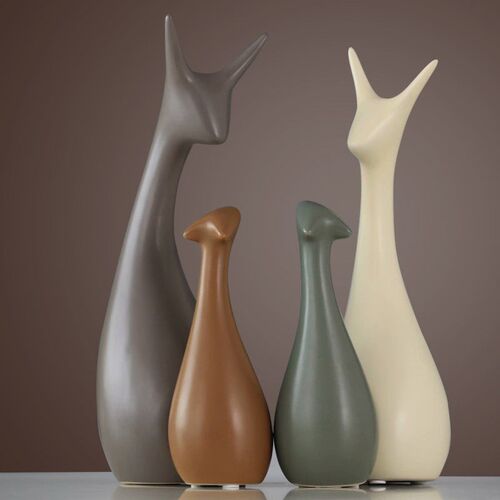 Nordic Ceramic Crafts Ornaments Wine Cabinet TV Cabinet Home
