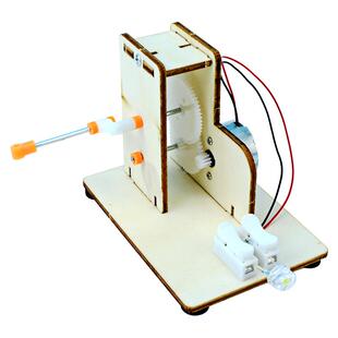 DIY hand cranked generator technology small production教具